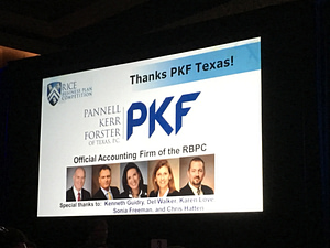 The PKF Texas team members involved with the Rice Business Plan Competiton