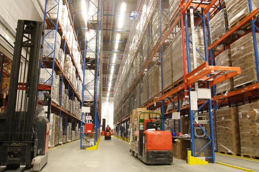 Distribution company warehouse