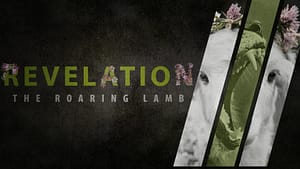 graphic of sermon on revelation 5 with the roaring lamb