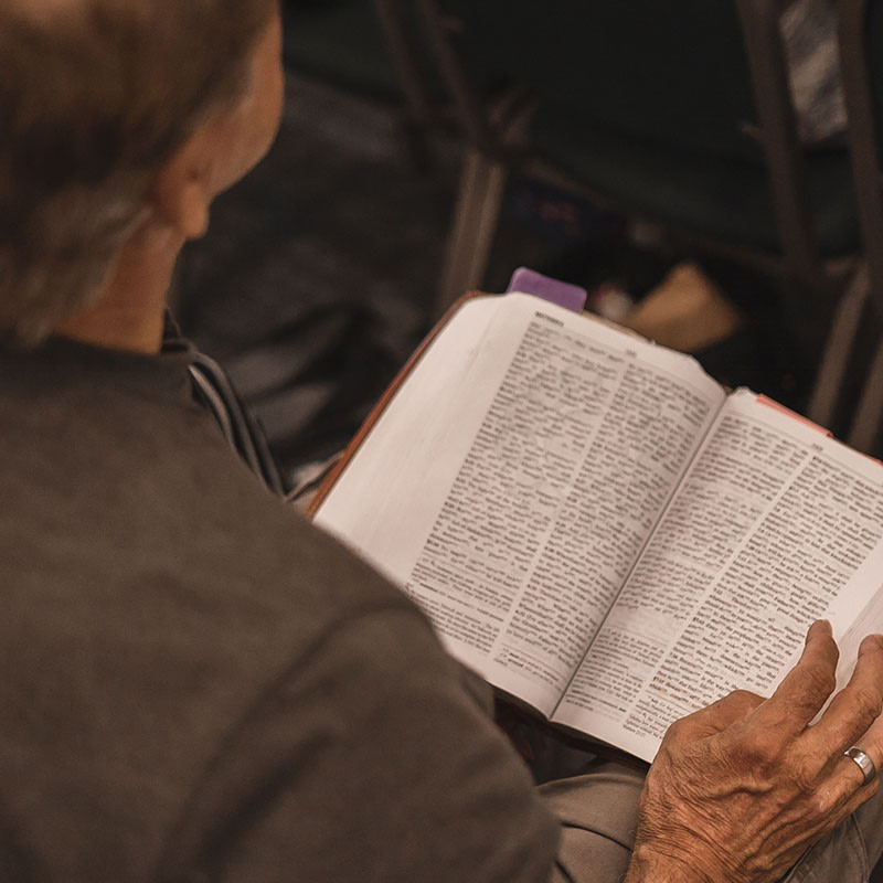 mens-bible a man reading a bible