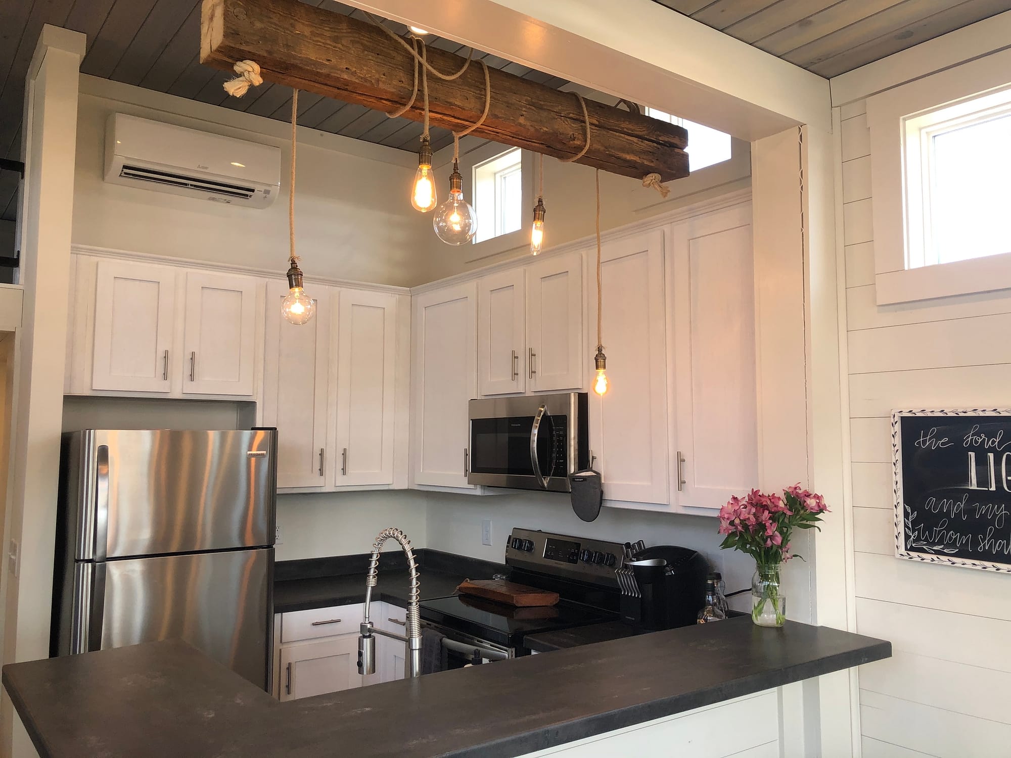 The lighthouse tiny home kitchen
