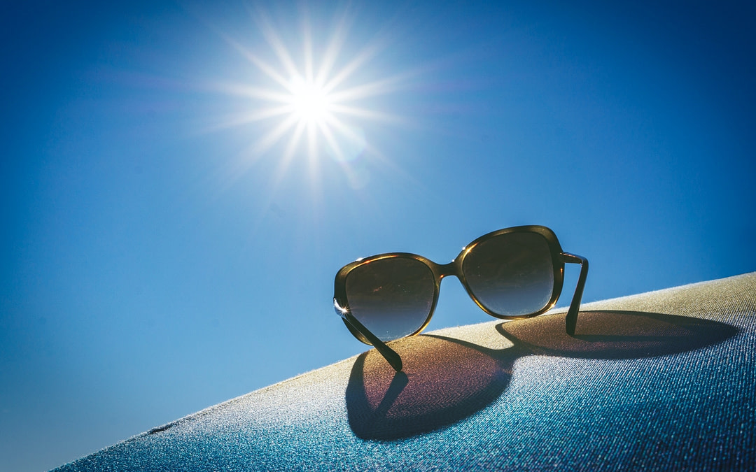 Summer sun and sunglasses