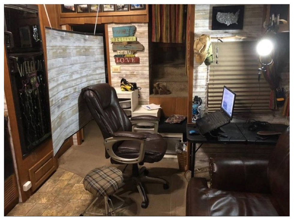14 Creative RV Office and Workspace Ideas Fulltime Families