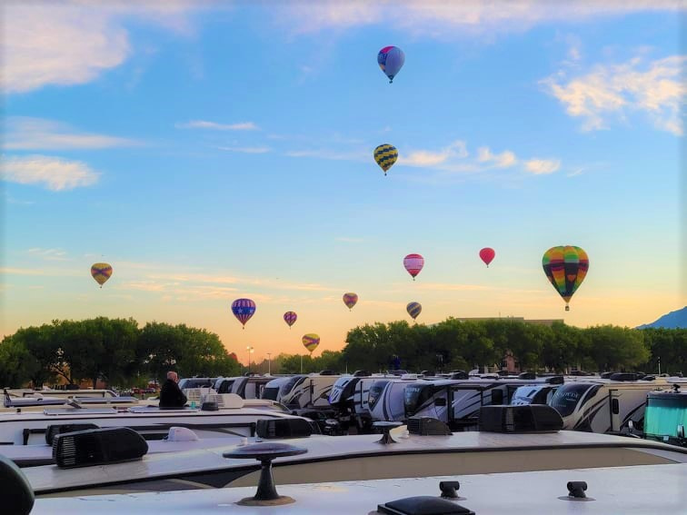 Albuquerque Balloon Fiesta South Lot