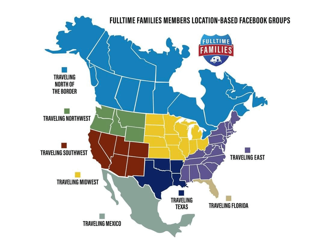 Location Based Facebook Groups Fulltime Families Branches - Fulltime Families