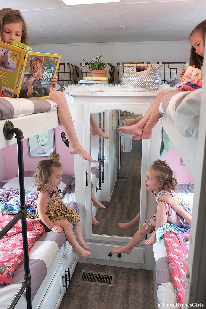 5 Ways Full Time RVing Families Create Sleeping Space for Their Kids - Fulltime Families