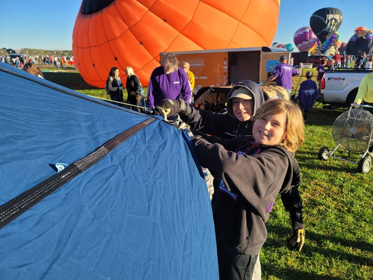 Crewing for a Balloon at ABQ Balloon Fiesta