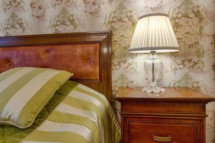 Bed, furniture, and wall cracks as potential bed bug hiding areas