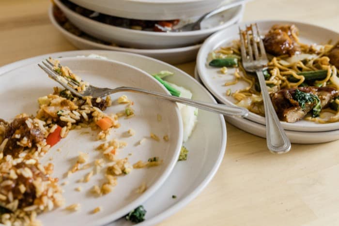 Food scraps left out attracting rats and mice