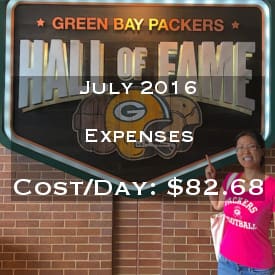 July 2016 Daily Expenses