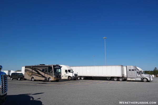 Overnight Parking Truck Stops