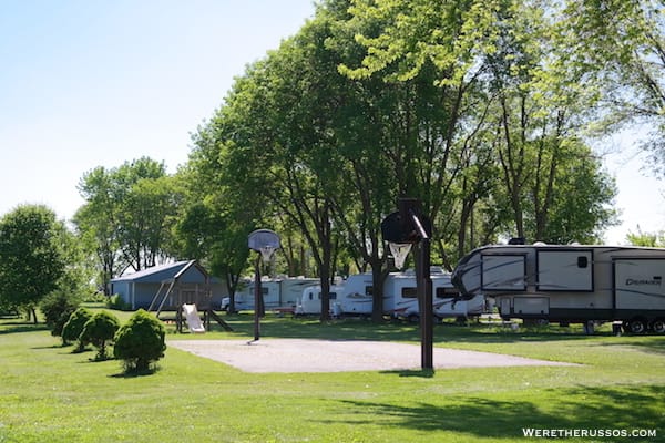 D&W Lake Camping RV Park Champaign playground