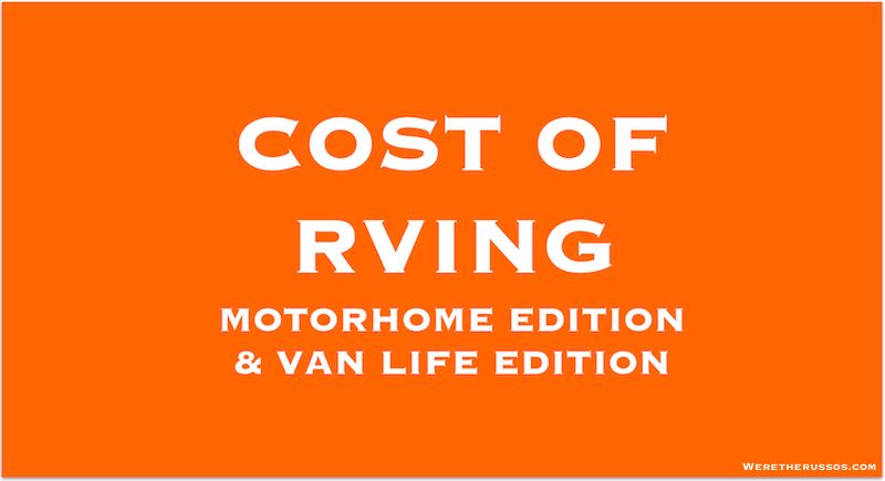 Cost of Living Full Time in a RV 2 Cost of living full time in a RV
