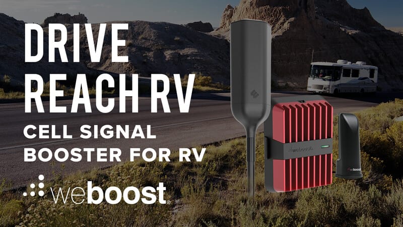 Weboost cell signal booster for RV