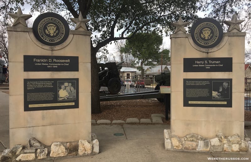 Plaza of the Presidents Fredericksburg TX