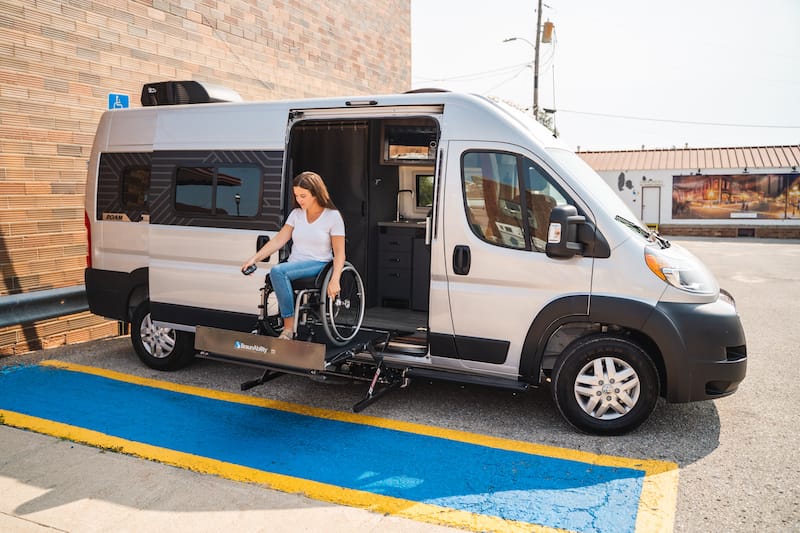 Winnebago Roam wheelchair accessible RV