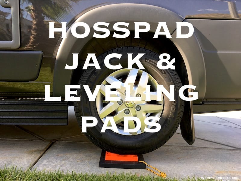 RV Jack Pads and Leveling Pads Made from Recycled Rubber Tires WE