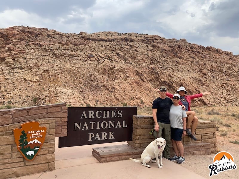 Arches National Park Sign Photo