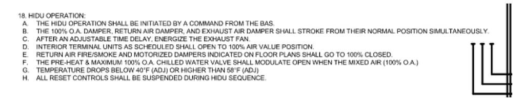 HIDU Mode Control Sequence