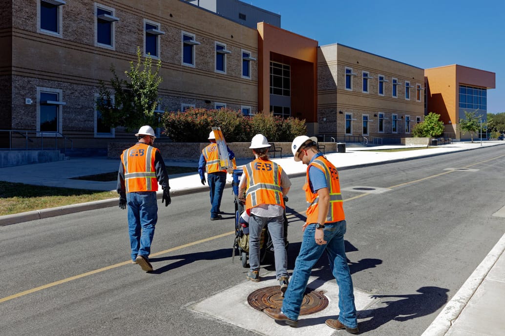EAB Engineers on site