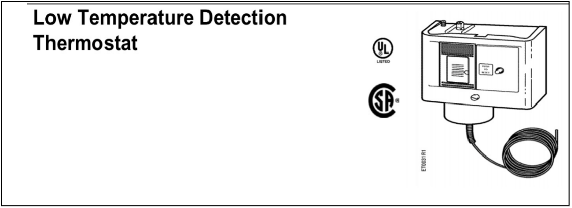 ow temperature detection thermostat