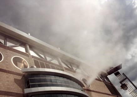 Fire at the Alamodome