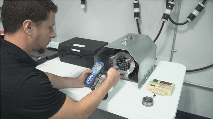 testing and balancing in a laboratory