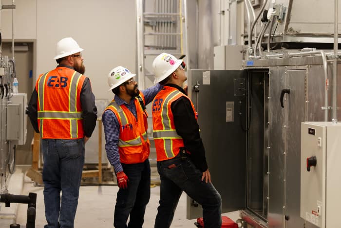 TAB engineers from EAB