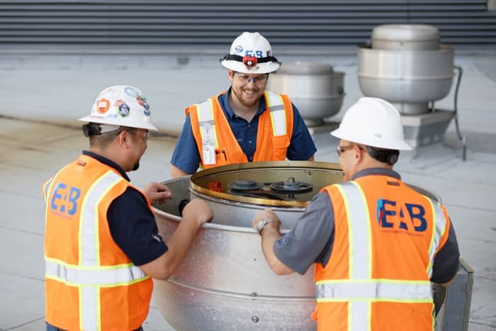 Three Test and Balance Engineers from EAB
