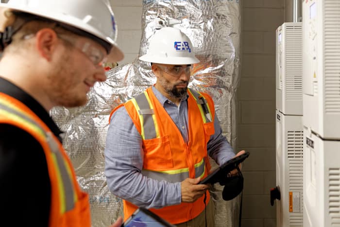 EAB commissioning team assessment