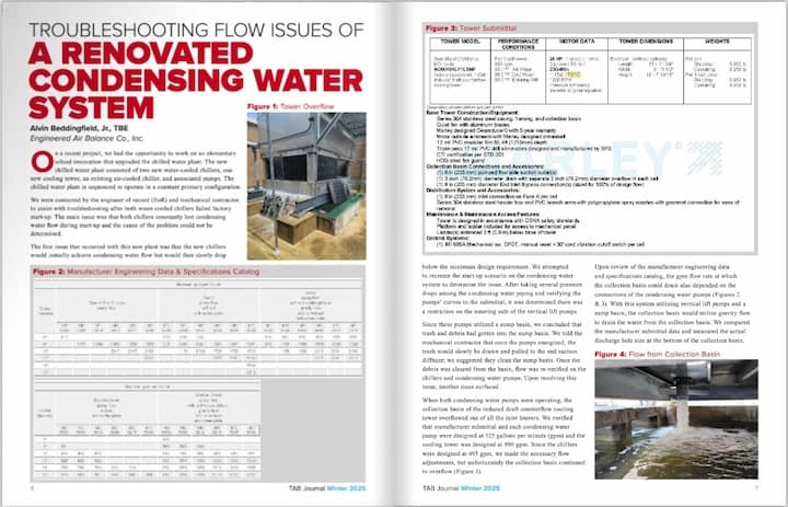 Troubleshooting Flow Issues Of A Renovated Condensing Water System