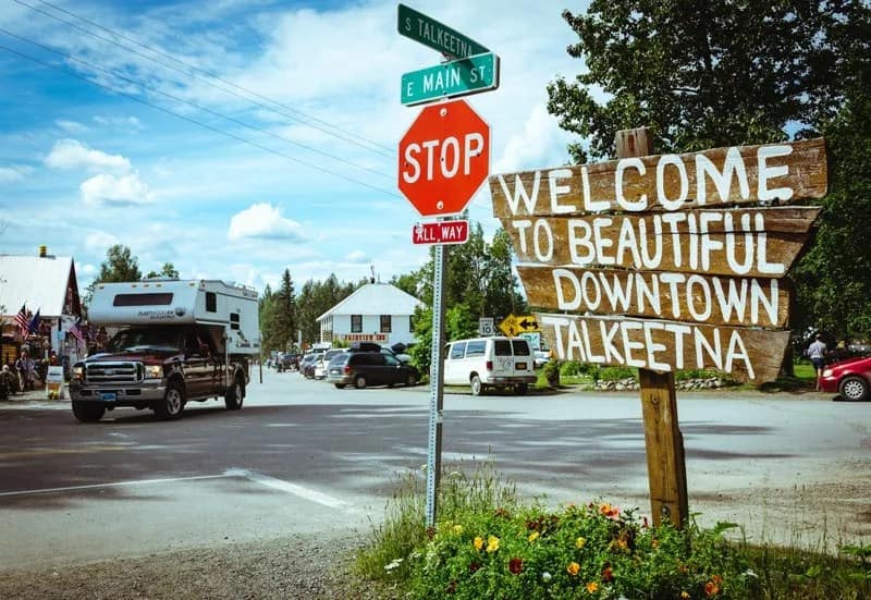 Welcome to Downtown Talkeetna Signage
