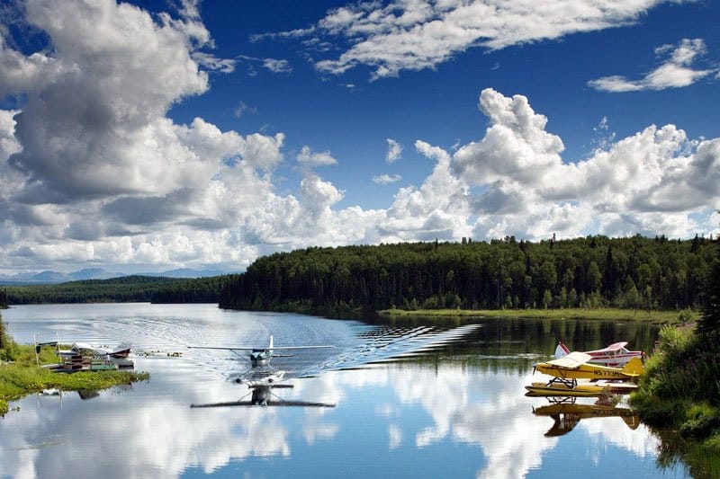 Floatplanes from Talkeetna