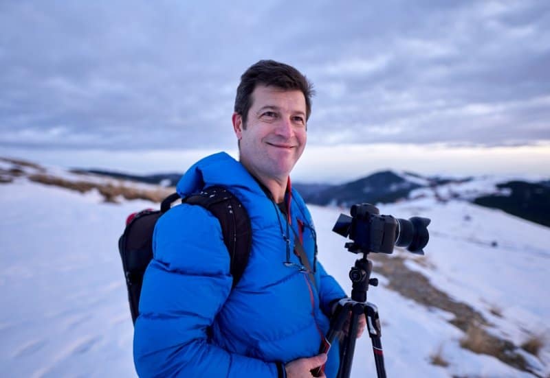 tourist with camera