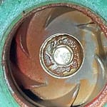 close-up image of a pump impeller