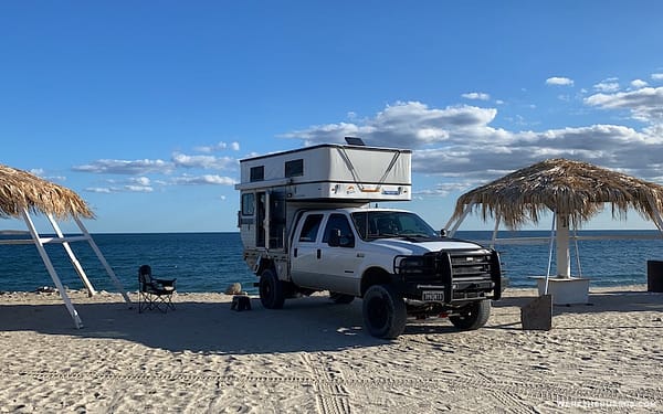 Beach Camping in Baja