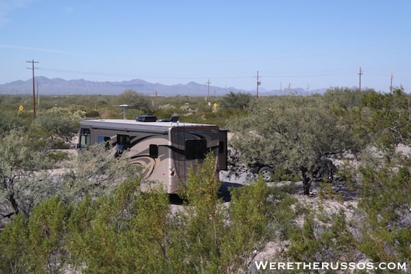 Free Camping Tucson, Arizona RV