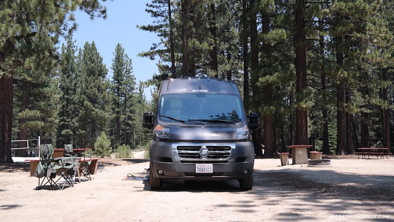 Camping in South Lake Tahoe - Tahoe Valley Campground 3 Tahoe Valley Campground preium site