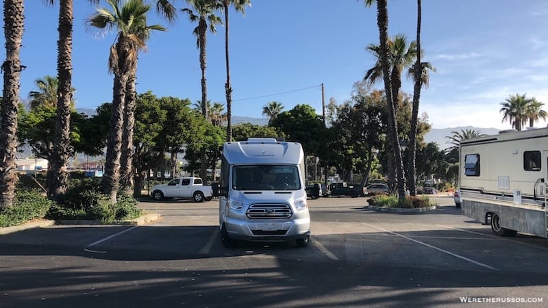 Santa Barbara RV Parking
