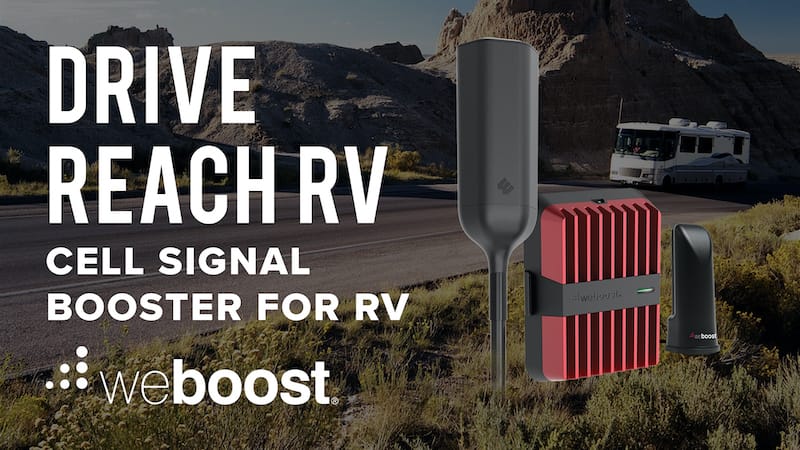 Top Cell Booster for RV Travel - weBoost Drive Reach 2