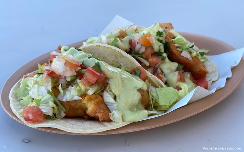 Fish Tacos in Bahia de los Angeles