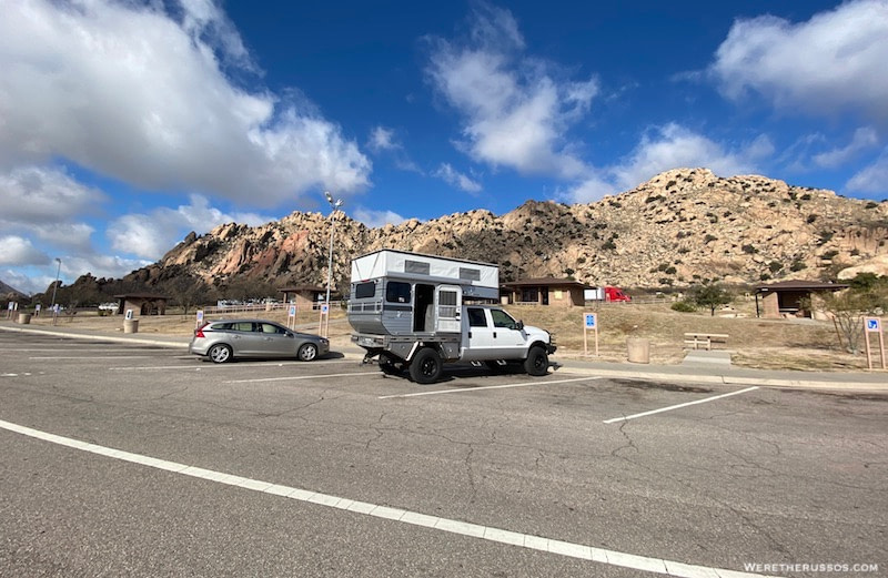 Rest Area Overnight Parking For Rvs Cars And Trucks We Re The Russos