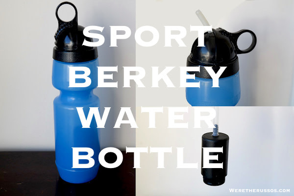 NEW PRINTED SPORT BERKEY WATER BOTTLE PURIFIER PORTABLE