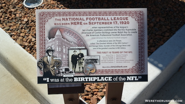 Birthplace of NFL