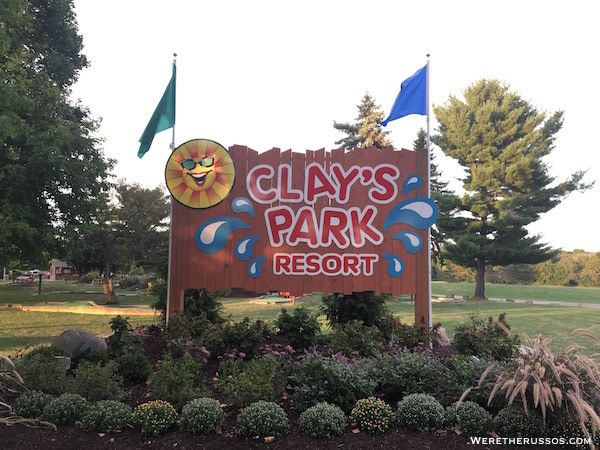 Clay's Park Campground Water Park in Ohio