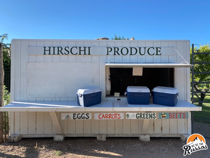 Hirschi Produce roadside farm stand Zion National Park