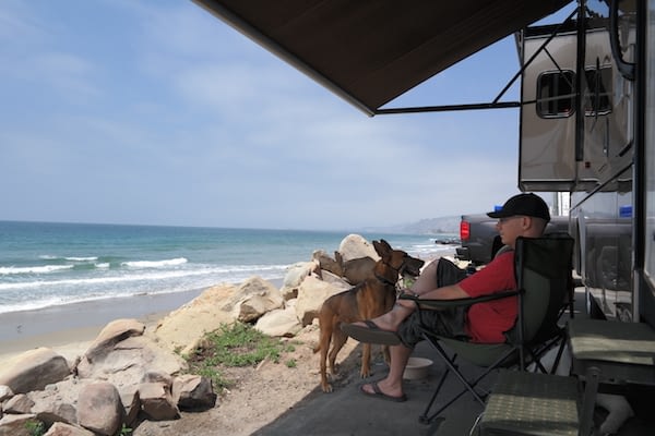 Ventura Beach Camping - Rincon Parkway Beachfront RV Camping