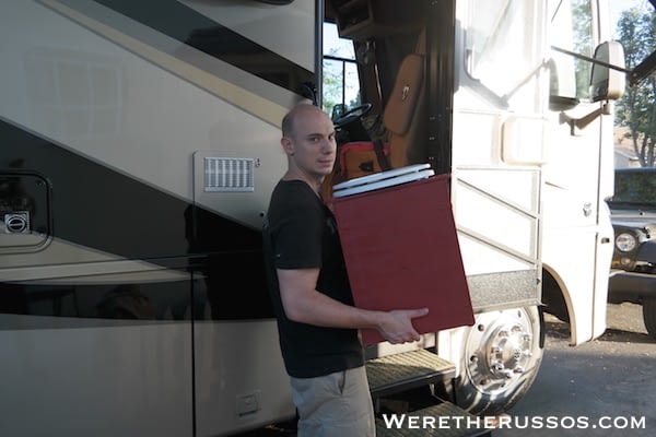 Composting bucket toilet rv 2