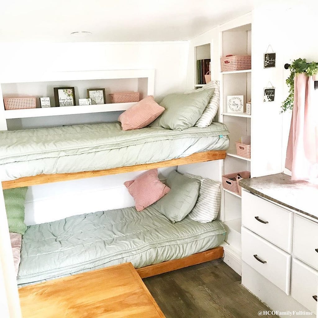 5 Ways Full Time RVing Families Create Sleeping Space for Their Kids - Fulltime Families