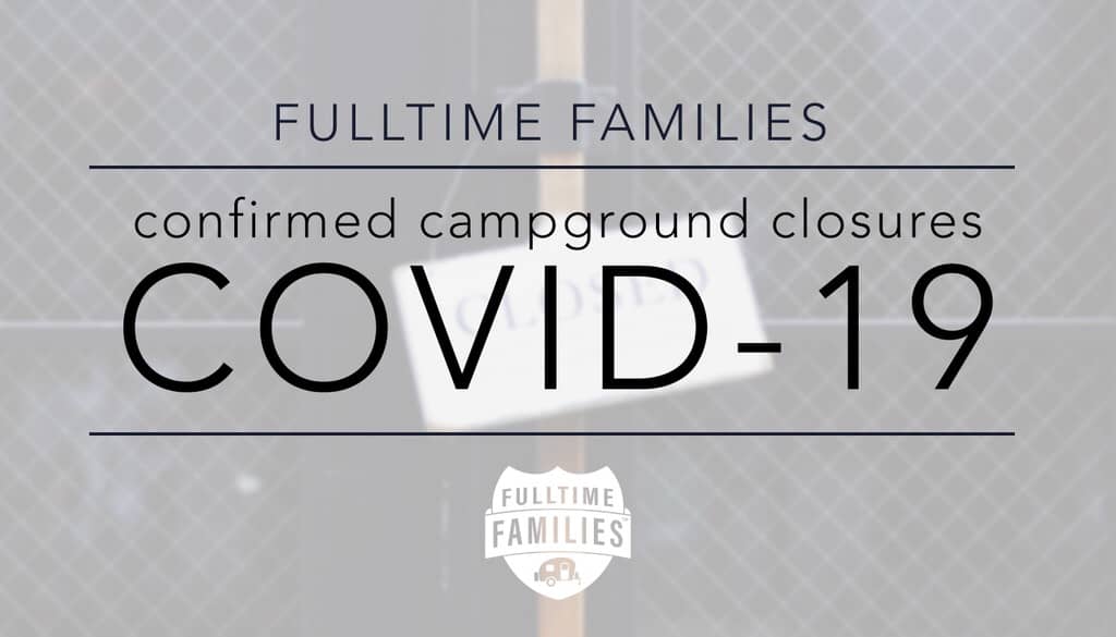 Campground Closures